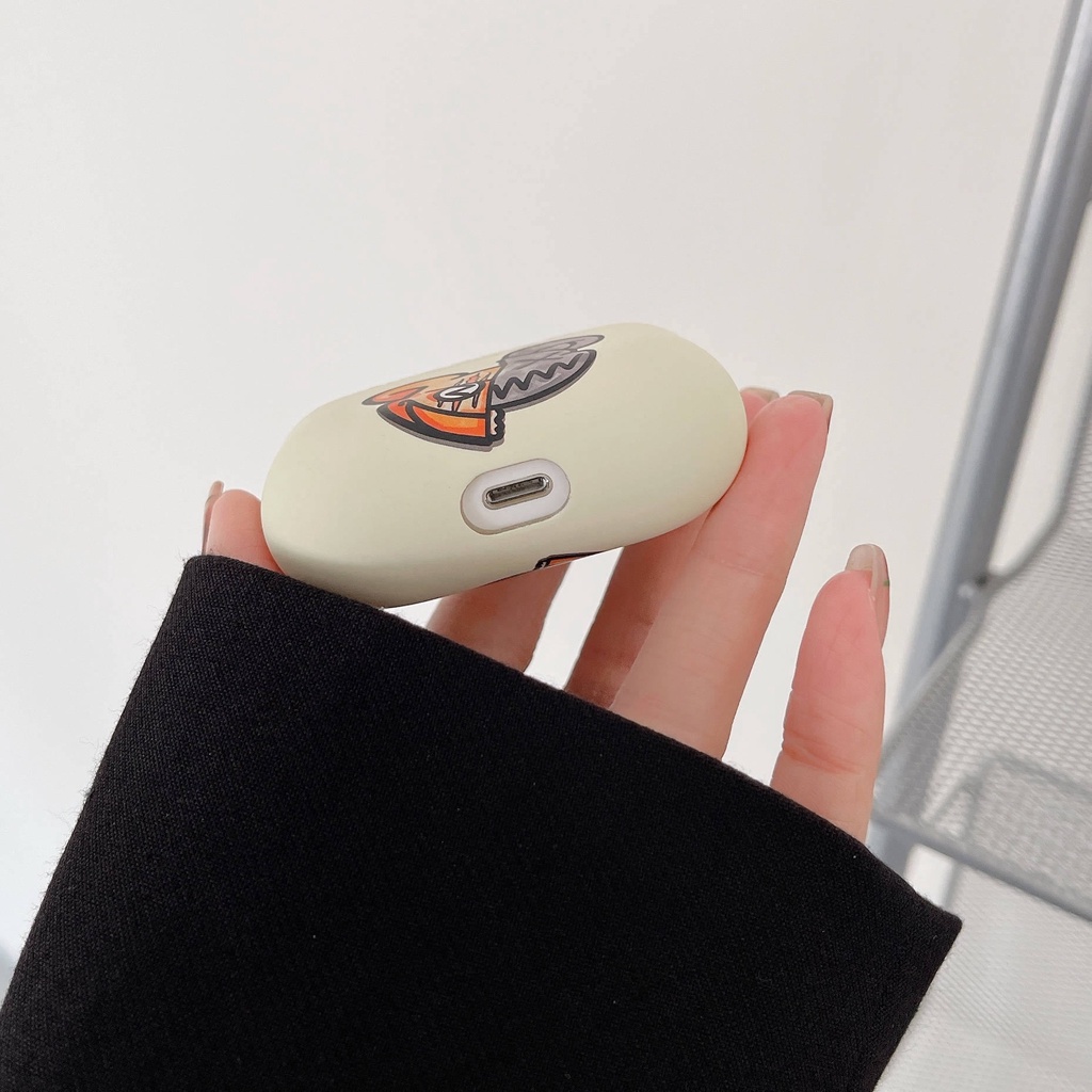 Vỏ Bảo Vệ Hộp Sạc Tai Nghe AirPods3 AirPods3 Họa Tiết Hoạt Hình Đầu Gấu Dễ Thương Ốp