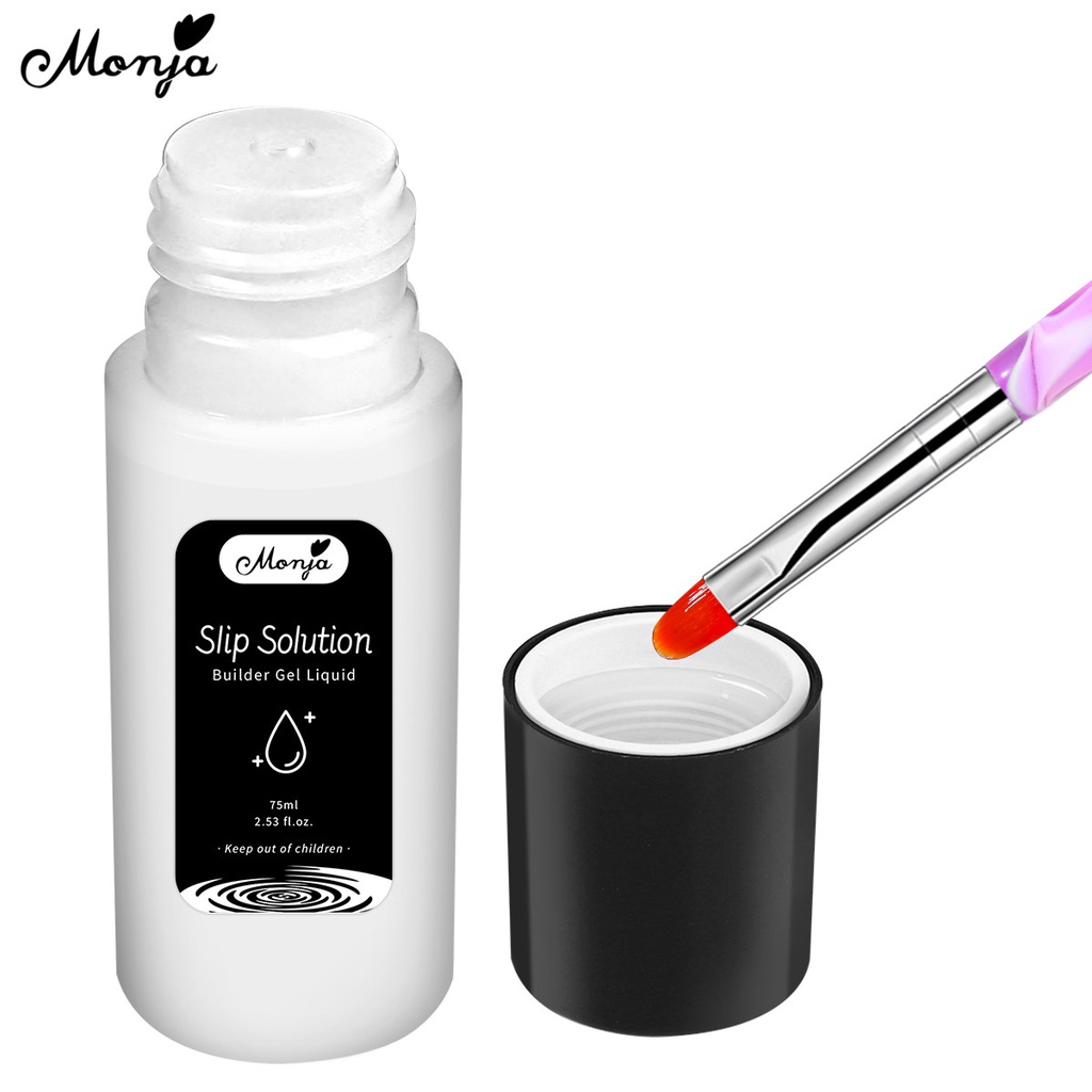 Dung dịch phủ móng Monja 75ml dùng đắp móng nghệ thuật cao cấp DIY
