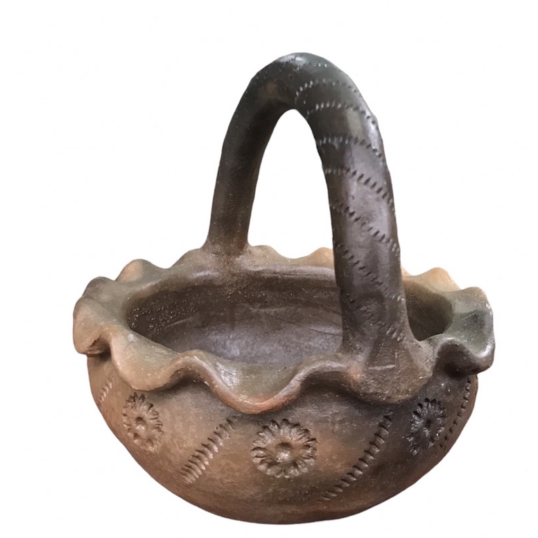 Chậu đất nung trồng sen đá