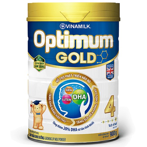 Sữa optimum gold số 4 loại 900g