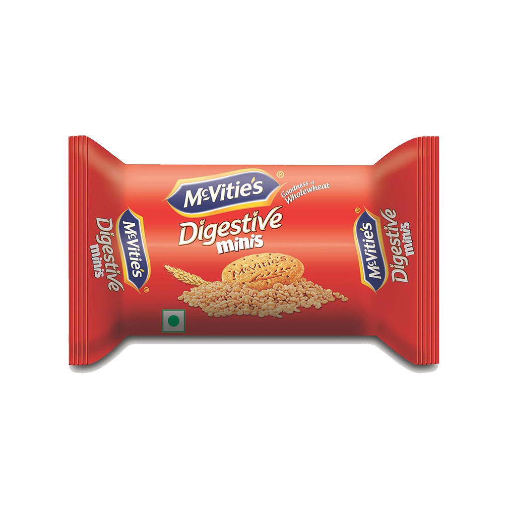 Bánh quy lúa mì nguyên cám McVitie's Digestive Minis gói 32.5g