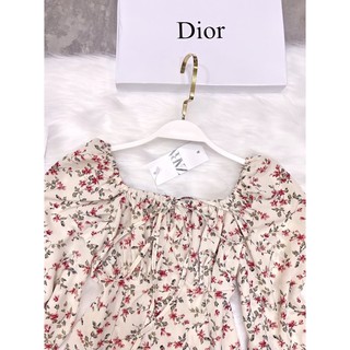 🍀 ÁO HOA NHÍ CỔ VUÔNG 🌿