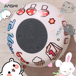 Hình ảnh Loa bluetooth Jiashi không dây mini chống thấm nước âm trầm sử dụng trong nhà tắm chính hãng