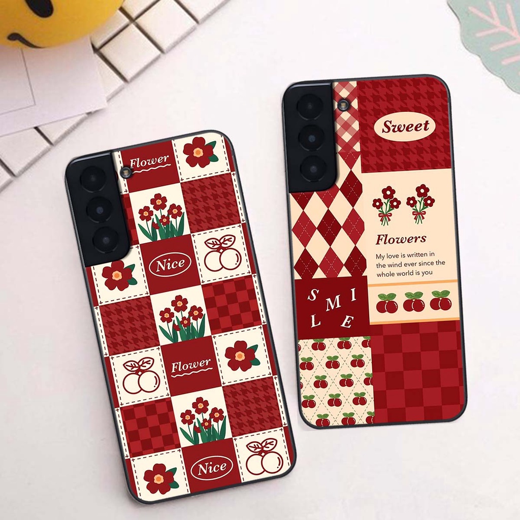 Ốp Samsung S21 / S21 FE / S21 Plus / S21+ họa tiết hoa, gấu thời trang, ốp dẻo bền đẹp