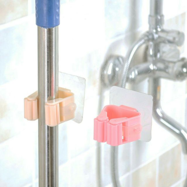 Combo 2 móc chổi lau nhà dính tường keo 3M siêu chắc