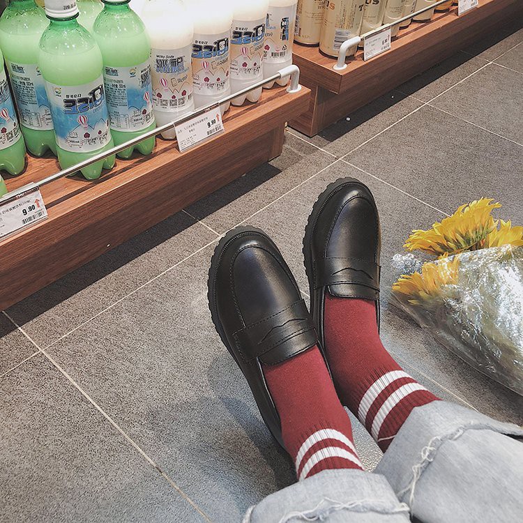 Giày búp bê IELGY mũi tròn phong cách Hàn Quốc thời trang cho nữ