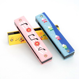 Kèn harmonica gỗ đồ chơi âm nhạc cho bé