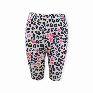 Quần short biker ôm da beo màu forever21