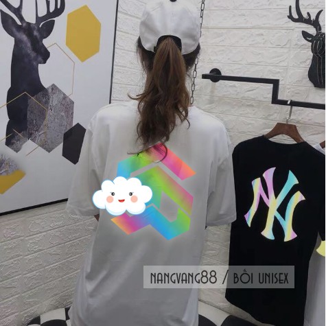 Áo Thun  Phản Quang 7 Màu Tay Lỡ