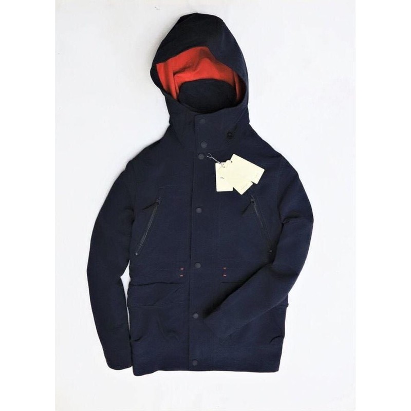 Áo khoác nam parka Mango có nón tháo rời