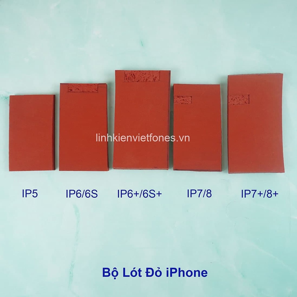 Bộ lót đỏ ép iphone liền ron (5 miếng)