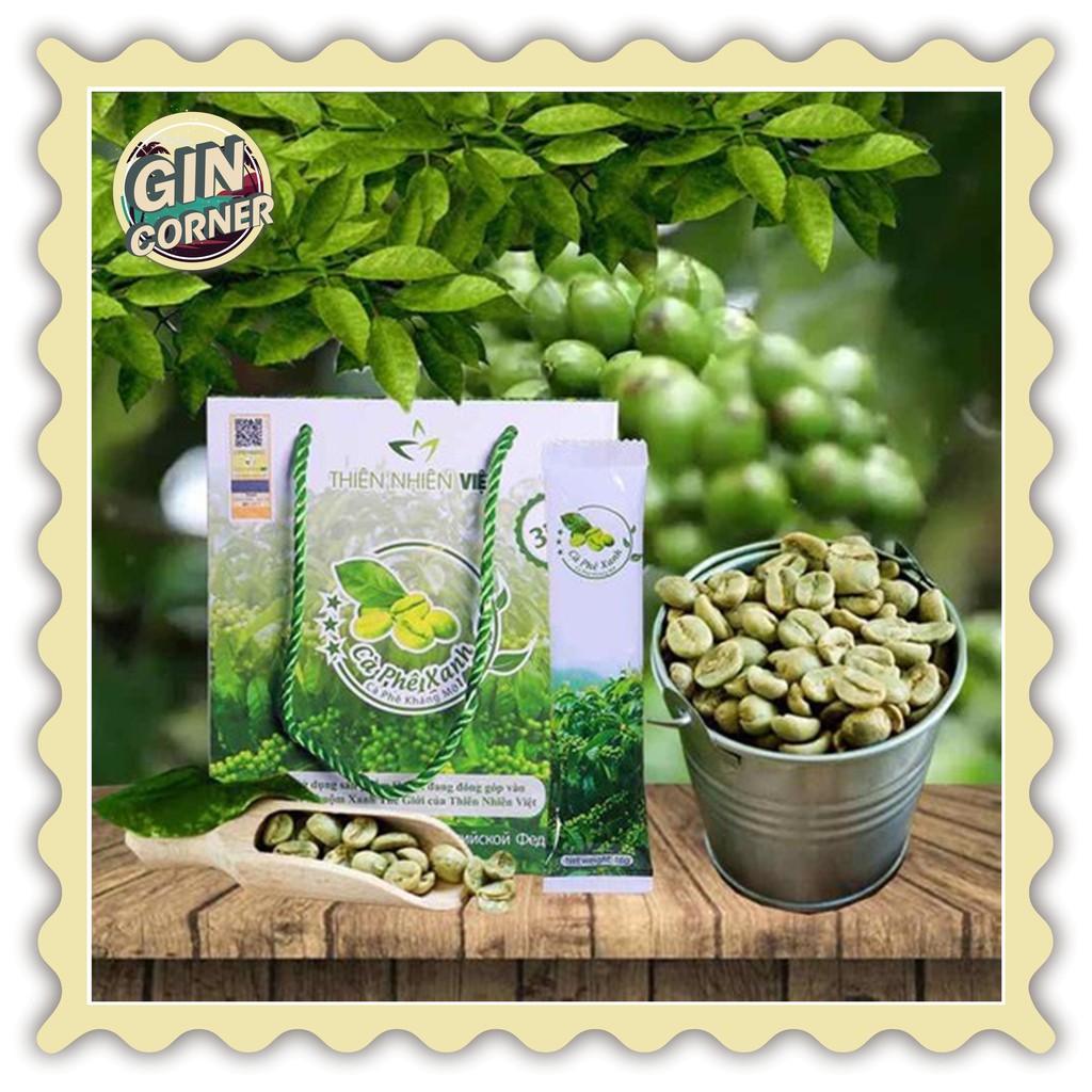 Cà Phê Xanh Thiên Nhiên Việt 160gr (10 gói x 16g) | BigBuy360 - bigbuy360.vn