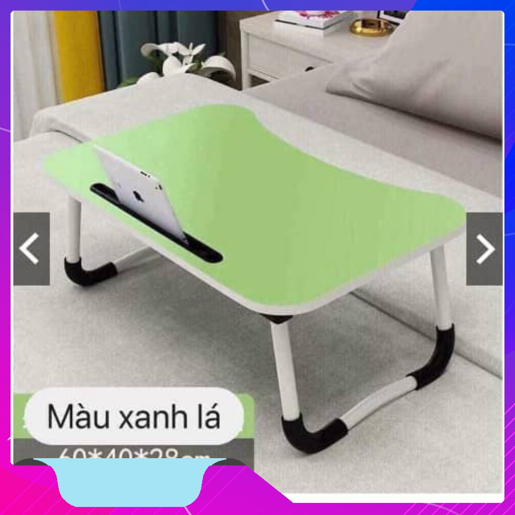 Bàn gấp học tập.Bàn làm việc đa năng có khe cắm điện thoại, ipad chân sơn tĩnh điện trắng | BigBuy360 - bigbuy360.vn