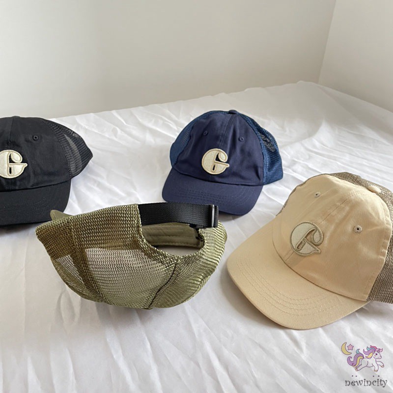 Mũ Lưỡi Trai Thêu Chữ Phong Cách Hàn Quốc Cho Bé