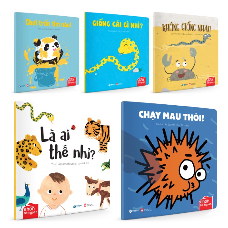 Sách - Ehon bé ngoan - Cùng chơi với bé phần 1 (Bộ 5 Quyển)