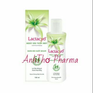 Dung dịch vệ sinh phụ nữ Lactacyd lá trầu không và nước hoa hồng (150 ml chính hãng)