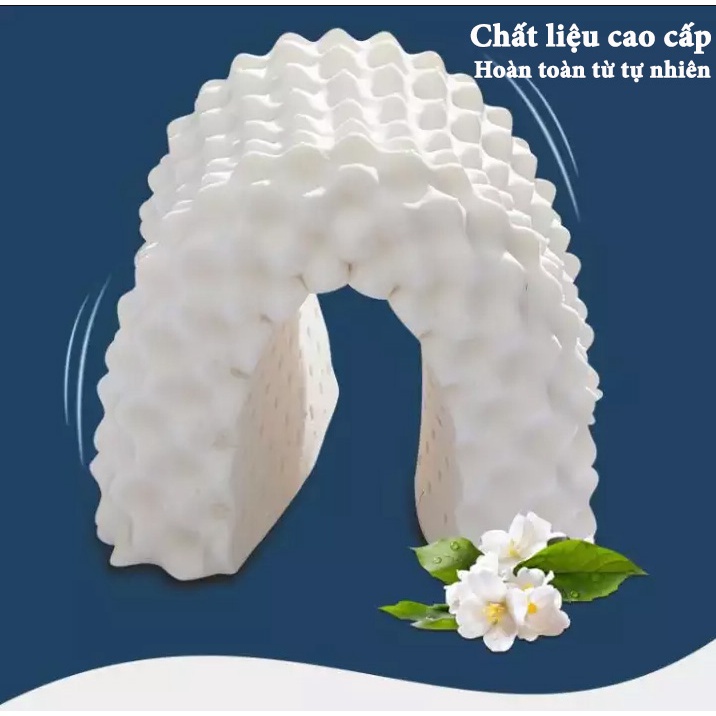 Gối cao su non mặt xù cao cấp KAW, Gối Cao Su Non Chống Đau Cột Sống, Gối Cao Su Dành Cho Người Hay Ngủ Ngáy