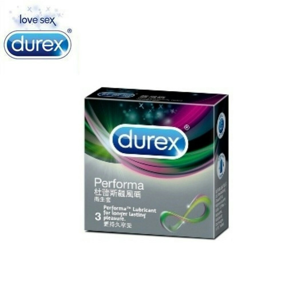 [Chính Hãng] Bao cao su Durex Performa HỘP 3 CÁI Size 52mm - Bcs Siêu mỏng Kéo Dài Thời Gian Yêu