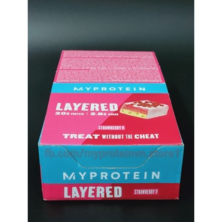 Myprotein - Thanh bánh bổ sung protein Layered Bar