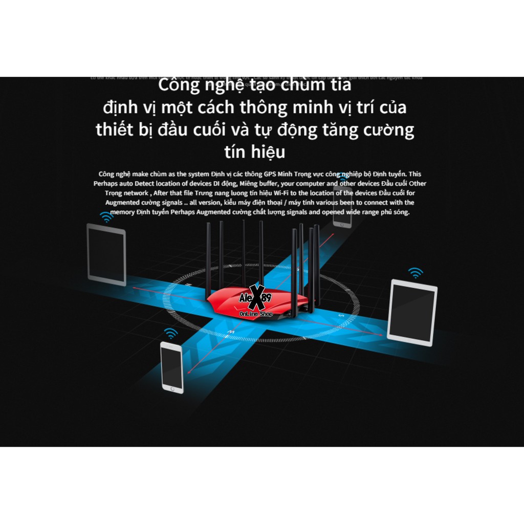 [MESH VERSION] TP-Link 2600M WDR8690 Thiết Bị Phát Wifi 8 Râu 150m2 1 thiết bị- BH 12T | BigBuy360 - bigbuy360.vn