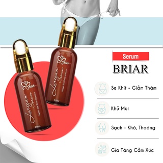 Serum làm hồng vùng kín briar – se khít, phục hồi, trẻ hóa cô bé & khử thâm nhũ hoa, hiệu quả cao. chính hãng 100%
