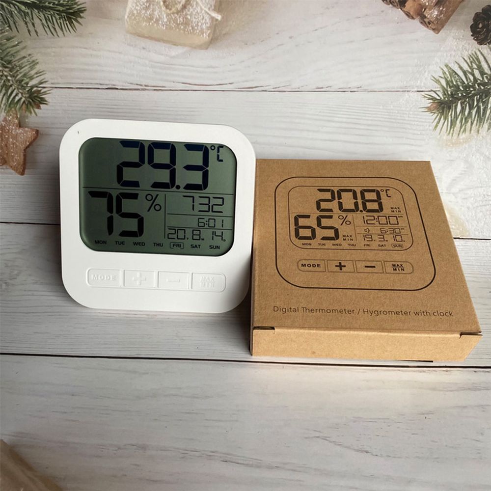 Nhiệt kế đo nhiệt độ phòng và độ ẩm phòng Nhiệt ẩm kế điện tử Shop Bé TiTi