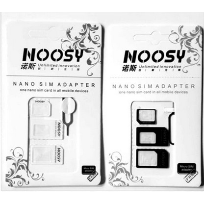 Bộ Chuyển Đổi Nano Sim Noosy 3 Trong 1