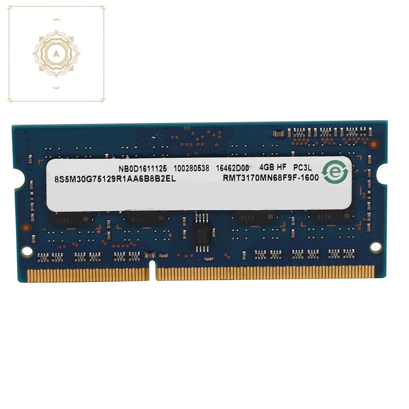 Ram Ddr3L 4gb 1600mhz 1.35v So-Dimm 204pins Ddr3