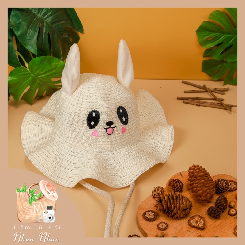 Mũ Hoạt Hình Dễ Thương Cho Bé Che Nắng