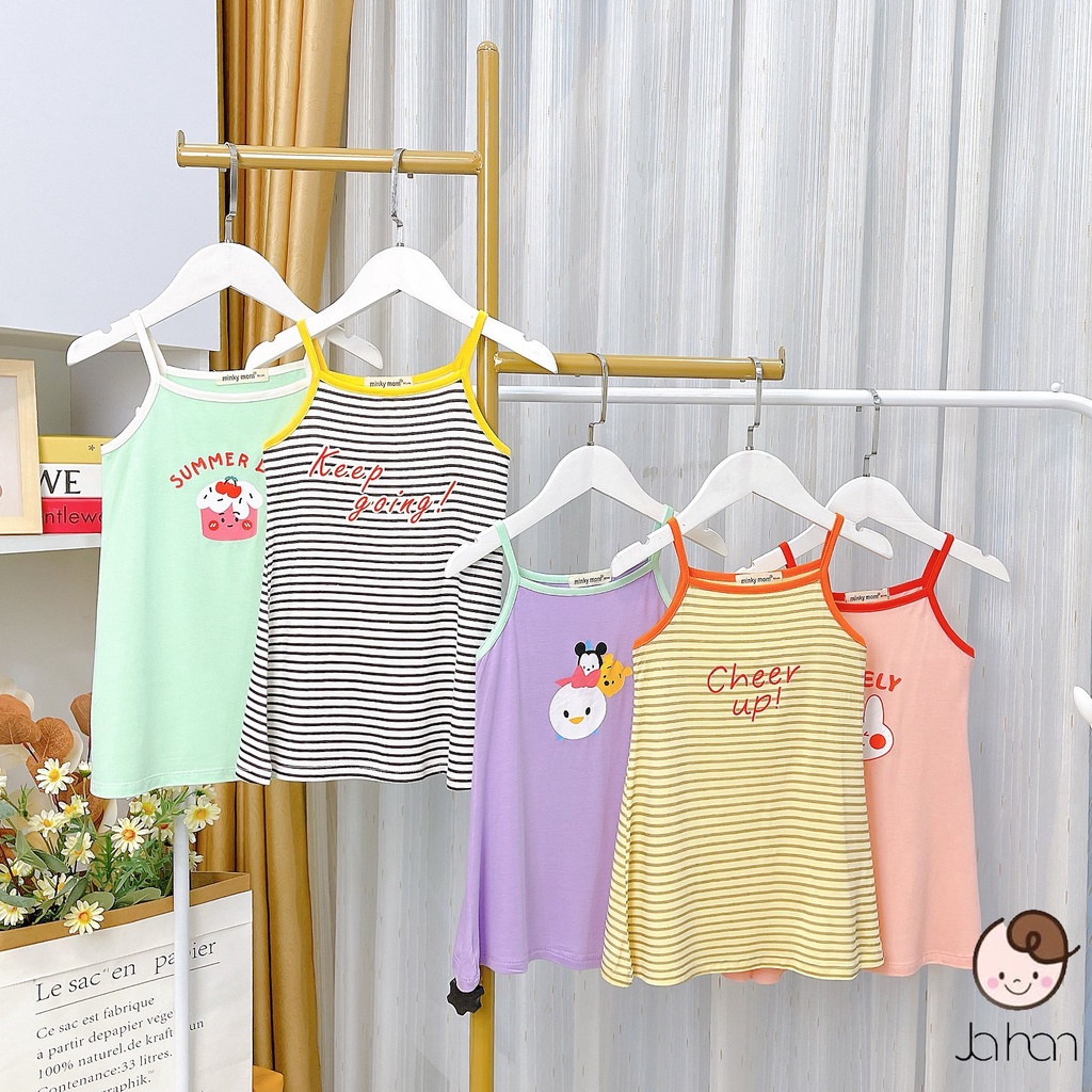 Đâm 2 Dây Cho Bé Gái  Đâm MINKY MOM 2 Dây Quần Chip Cho Bé Chất Thun Lạnh Cao Cấp Siêu Mềm Siêu