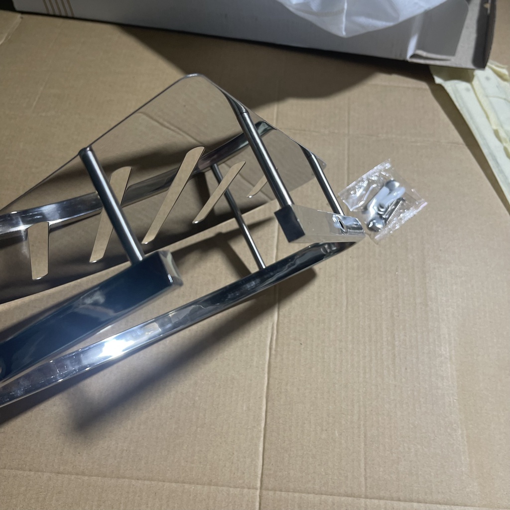 Kệ góc 1 tầng bản nhỏ cho nhà tắm inox sus 304 sáng bóng