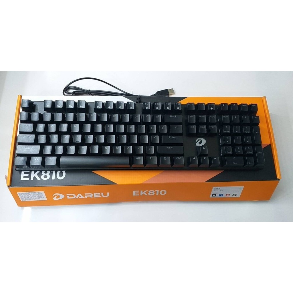 Bàn Phím Cơ Gaming Dareu EK810 Multi - Led Black - MÁY TÍNH 2T