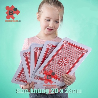 Bộ bài tây size khủng khổ giấy A4
