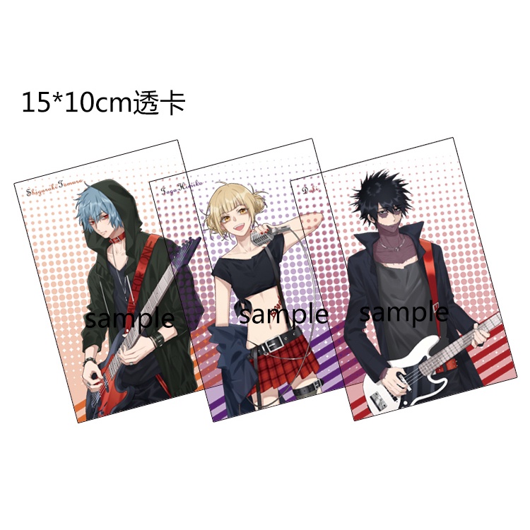 Set sản phẩm rock band phe phản diện (do ko đc đặt tên mấy từ liên quan tới toi pham :v) My Hero Academia