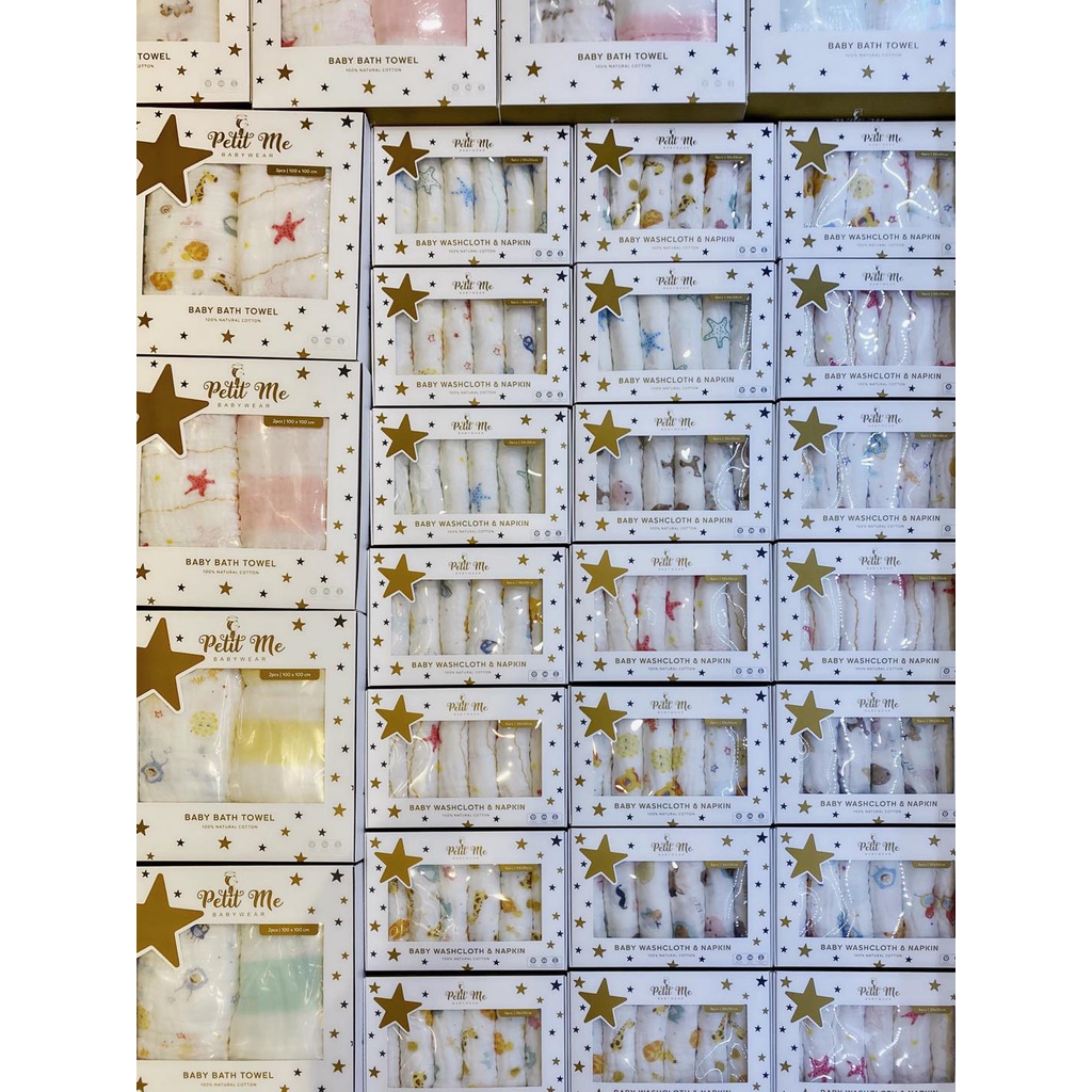 *DollarBaby* Set 6 khăn sữa Petit me
