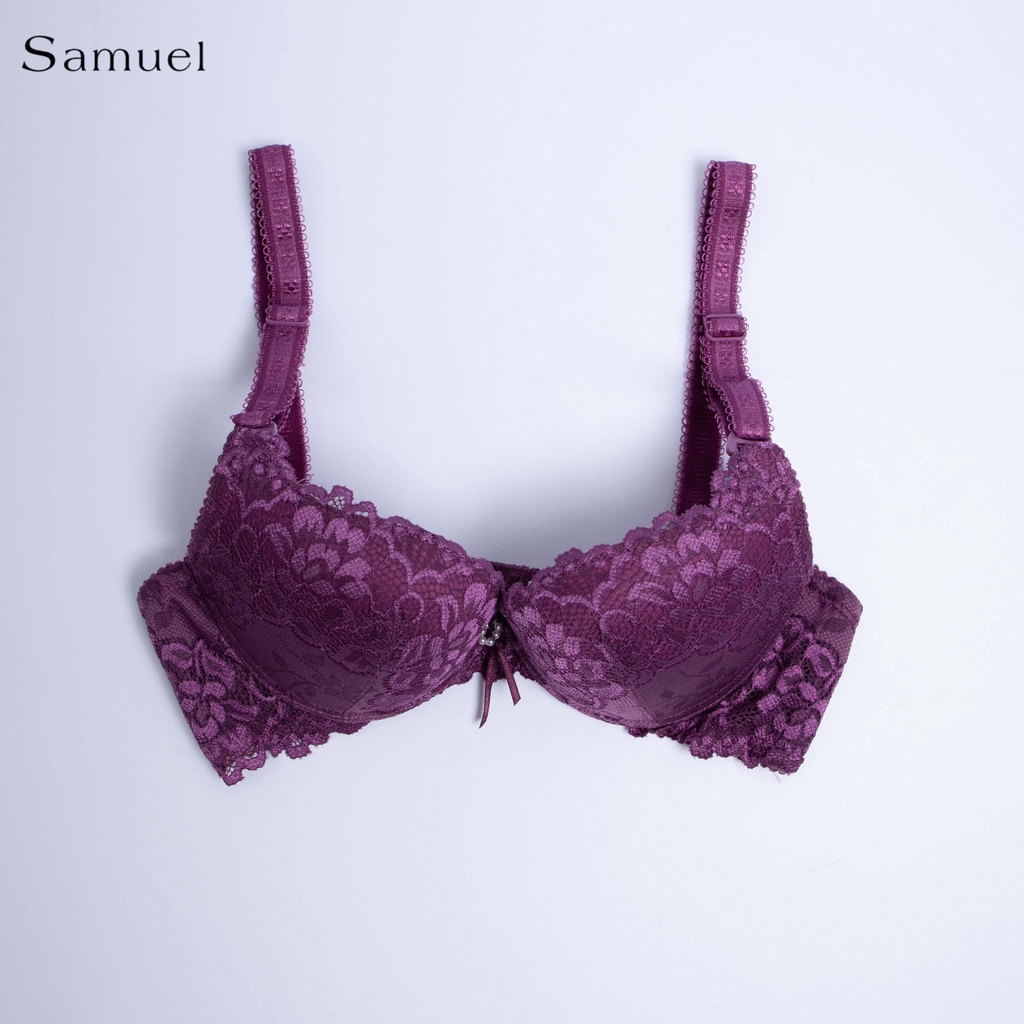 【 Myra 】Samuel Áo ngực Ren Push Up Đài Loan Mút Cao su Lót Vải Tactel cao cấp siêu mềm 1/2 cúp ngực