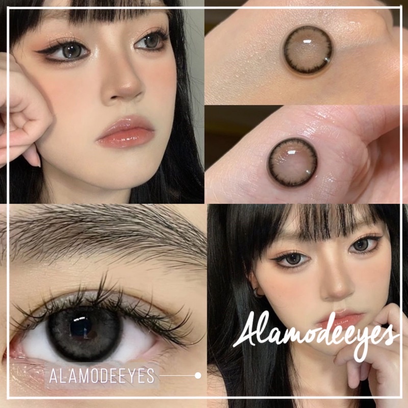 Lens xám viền nhẹ giãn [Full cận]
