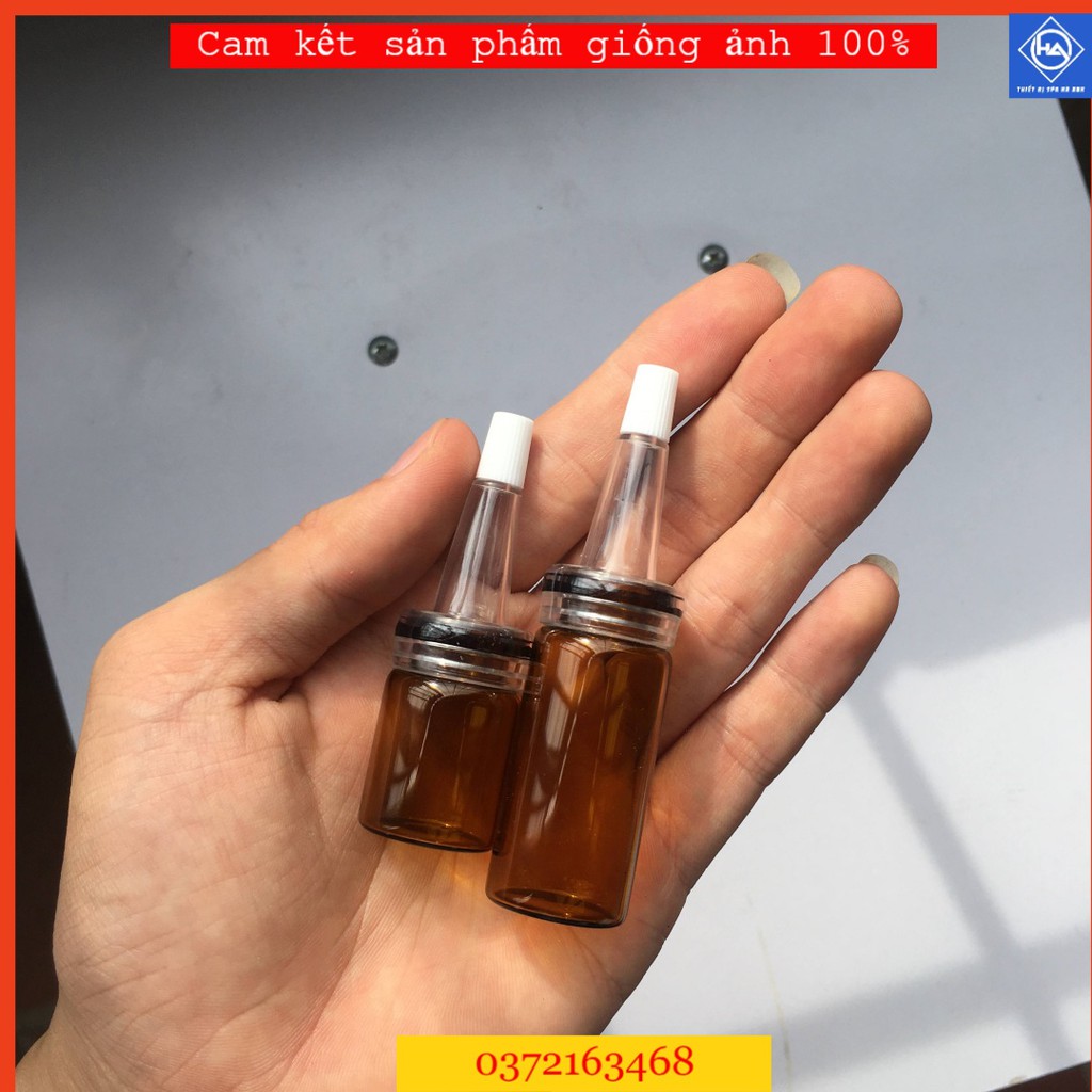 Chai lọ chiết tinh chất serum 5ml-10ml thủy tinh Kèm nút bóp