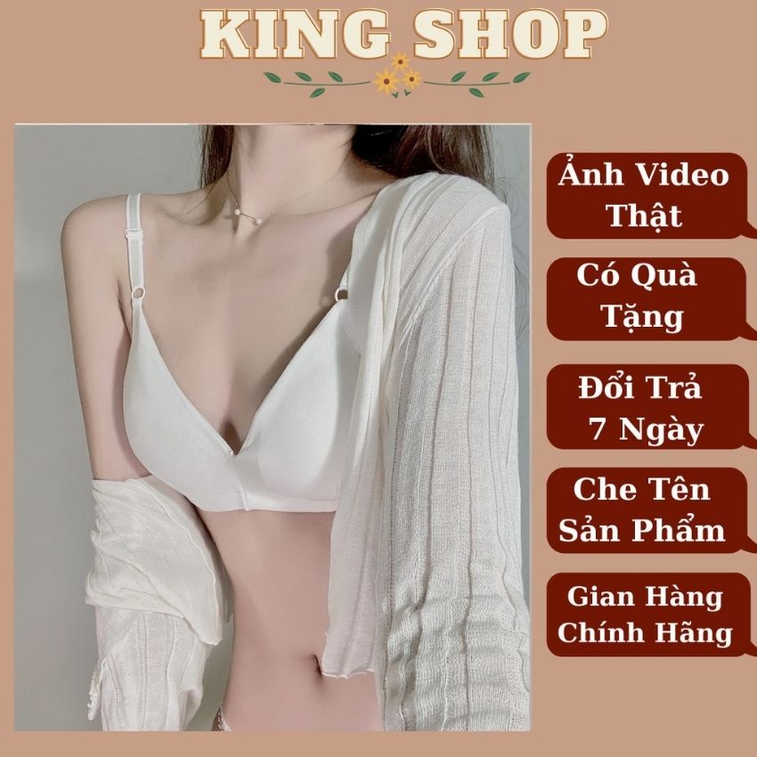 Áo Lót Không Gọng Freesize Mút Mỏng Siêu Ôm Đẩy Ngực, Co Dãn Cực Tốt – Áo Bra nữ Cotton Mềm Mịn - B038