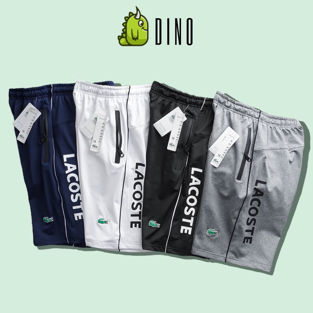 Quần Short Nam Thể Thao Lacoste Chữ Hông