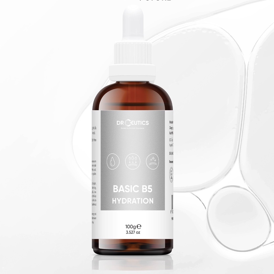 Tinh Chất Basic B5 Hydration 5% DrCeutics Cấp Ẩm, Phục Hồi Da