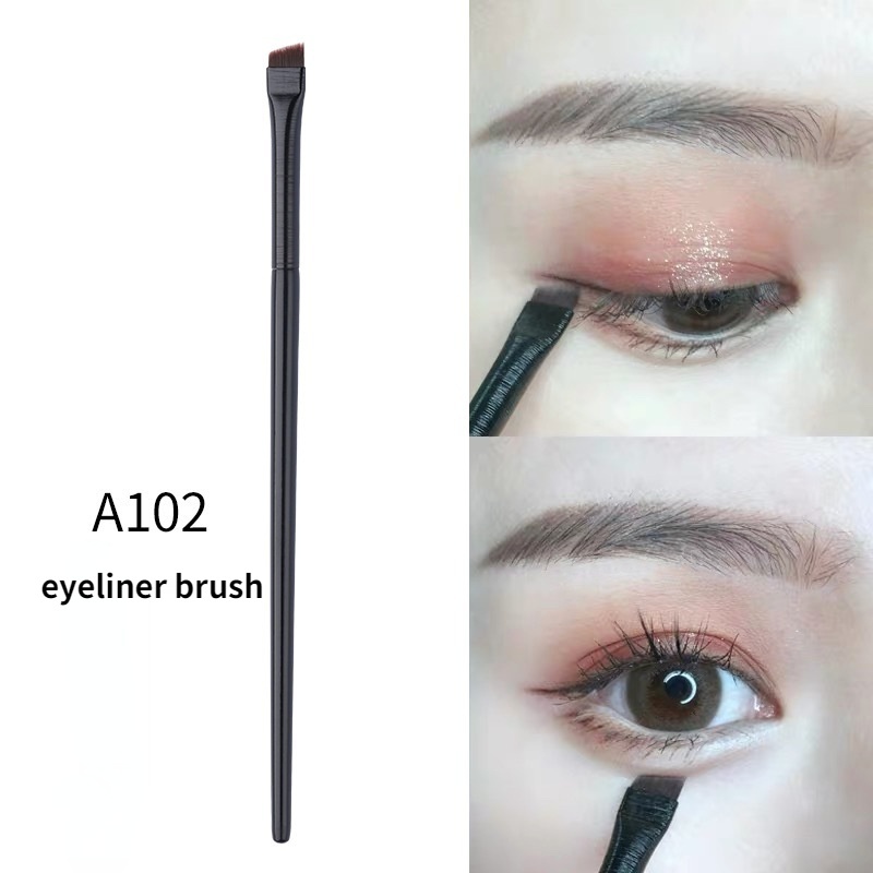 Cọ kẻ mắt/kẻ mày đầu vát A101 A102 siêu mảnh