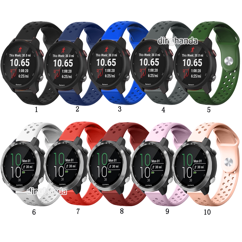 Dây đeo silicon mềm chuyên dụng cho Garmin Forerunner 645 245 245M