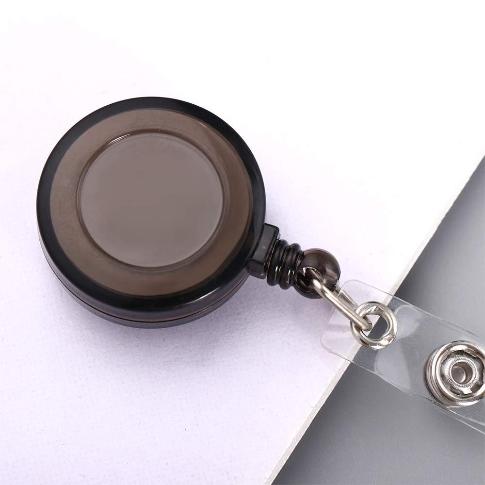 Giá Đỡ Thẻ Đeo Ngực Co Giãn Trong Suốt Có Thể Thu Gọn Cho Học Sinh