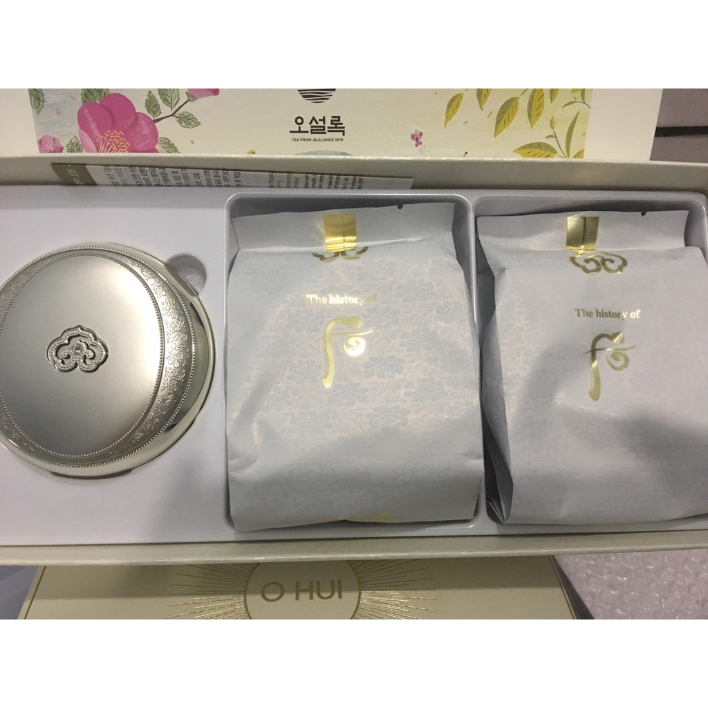 Phấn Nước Trang Điểm Dưỡng Trắng và Chống Nắng cao Whoo whitening Moisture Cushion SPF 50/PA+++