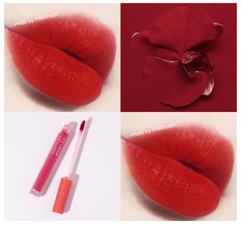 [Hàng mới về] Son kem lì đậm màu dịu nhẹ chống vón cục kháng nước hiệu quả PIAC