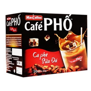 Cà Phê Hoà Tan Phố Sữa Đá 10 Gói / Hộp