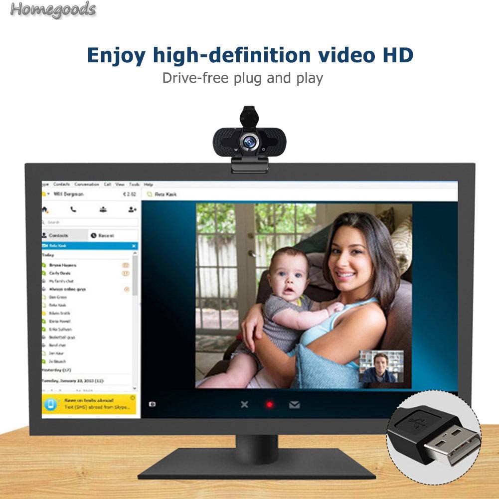 Webcam Tại Nhà 1080p Hd 3mp Kết Nối Usb | BigBuy360 - bigbuy360.vn