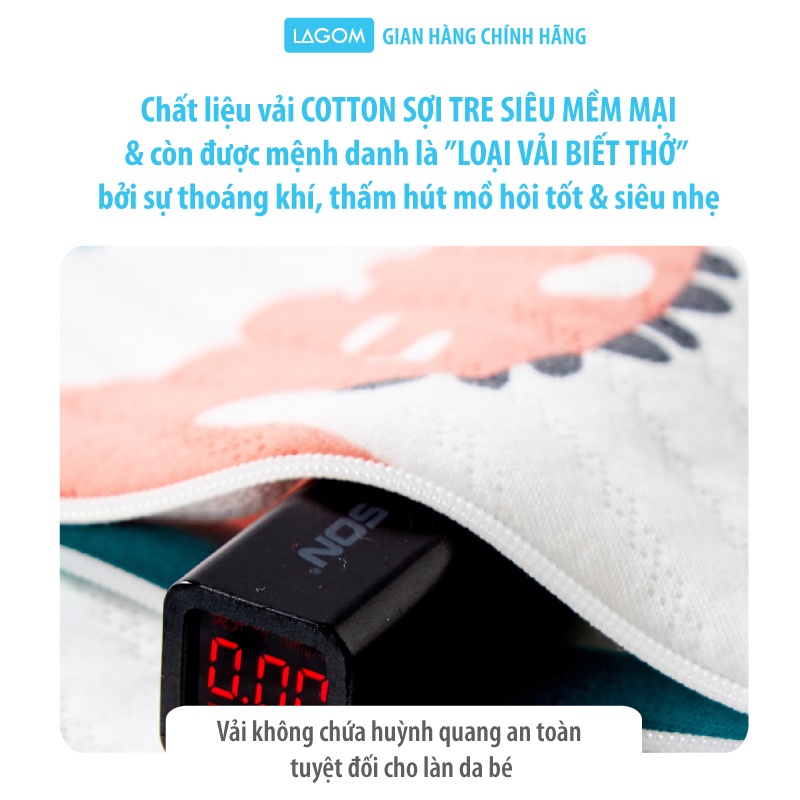 [15-25độ] Túi Ngủ Cho Bé Mùa Đông Cotton Trần Bông Ấm Áp, Dạng Áo (Video + Ảnh Thật)