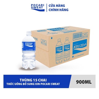 Thùng 15 chai Pocari sweat bổ sung ion- bù khoáng chai 900ml